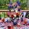 4th of July Decorations - Fourth of July Deals - 36 Patriotic Stars and Stripes Pinwheels & Flags